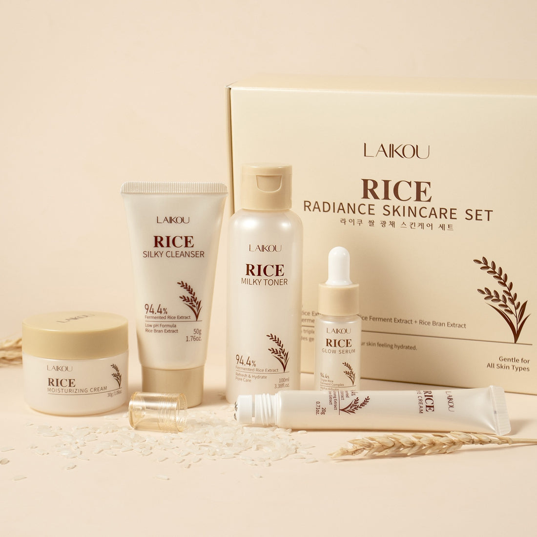 Moisturizing Cream With Plant Extracts For Facial Skincare Skincare Set