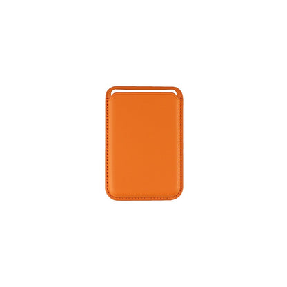 For Magsafe Magnetic Luxury Leather Card Holder Wallet Case For 14 Pro Max 13 12 Phone Bag Adsorption Accessories Cover